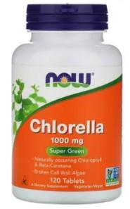 Now Foods Chlorella 1000 мг 120 таб