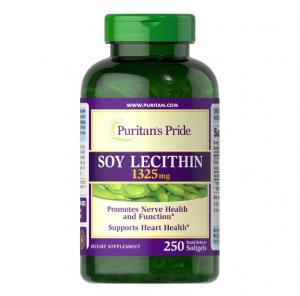 Puritan's Pride Soy Lecithin 1325mg 250 softgels