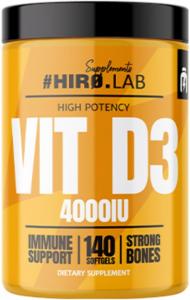 HIRO.LAB Vitamin D3 4000IU 140 softgels