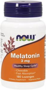 Now Foods Melatonin 3 мг180 Lozenges