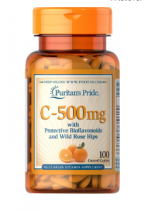 Puritan's Pride Vitamin C 500 mg 100 капп