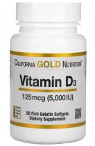 Vitamin D3 5000 IU 90 softgels California Gold Nutrition