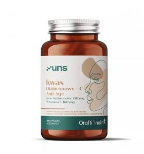 UNS Hyaluronic Acid+C Anti+Age 60 vcaps