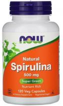 Now Foods Spirulina 500 мг 120 вег. капс