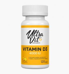 VP Laboratory Vitamin D3 4000IU 120 softgels