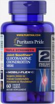 Puritan's Pride Glucosamine Chondroitin MSM Triple Strength 60 таб