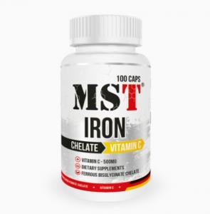 MST Iron Chelate+Vitamin C 500 100 caps