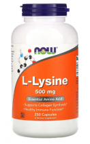 Now Foods L-Lysine 500 мг 250 таб.