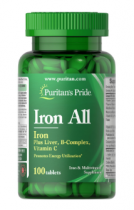 Puritan's Pride Iron All 100 табл