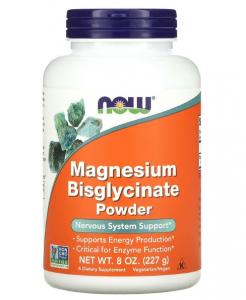 Now Foods Magnesium Bisglycinate Powder 227 g