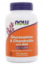 Now Foods Glucosamine & Chondroitin, MSM 90 капс
