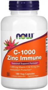 Now Foods C-1000 Zinc Immune 180 vcaps