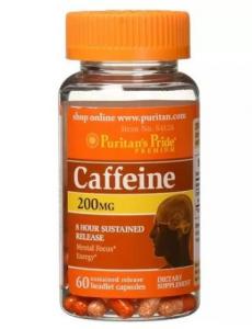 Puritan's Pride Caffeine 200 mg 60 caps