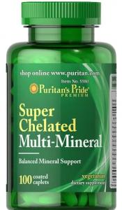 Puritans Pride Super Chelated Mutri-Mineral 100 caplets