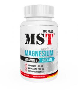 MST Magnesium + Vitamin B6 Chelate 90 caps