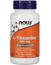 Now Foods L-Theanine 100 мг  90 вег.капс