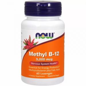 Now Foods Methyl B-12 5000 mcg 60 lozenges
