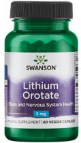Swanson Lithium Orotate 5mg 60 veg.caps.