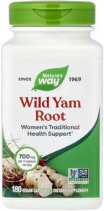 Natures Way Wild Yam Root 100 vcaps