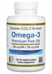 Omega-3 100 softgels California Gold Nutrition