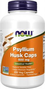 Now Foods Psyllium Husk Caps 500 mg 200 vcaps
