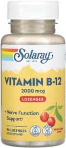 Solaray Vitamin B-12 90 Lozenges