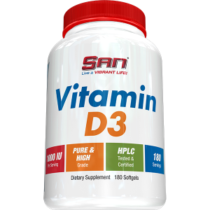 SAN Vitamin D3 180 softgels