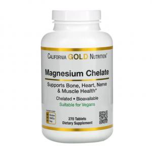 California GOLD Nutrition Magnesium Chelate 270 tabs