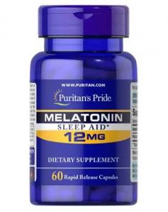 Puritan's Pride Melatonin 12 mg 60  капс
