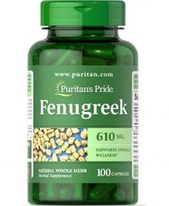 Puritan's Pride Fenugreek  100 капс