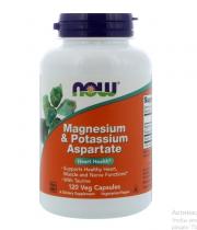 Now Foods Magnesium+Potassium Aspartate 120 vcaps