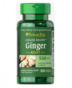 Puritan's Pride Ginger Root 550 mg 100 капс