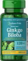 Puritan's Pride Ginkgo biloba Standardized Extract 120mg 100 капс