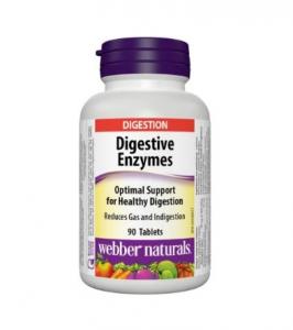 Webber Naturals Digestiv Enzymes 90 tabl