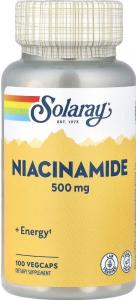 Solaray Niacinamide 500 mg 100 vcaps