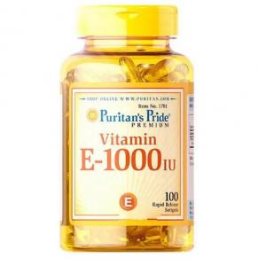 Puritan's Pride Vitamin E  450 мг 1000IU 100softgels