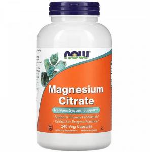Now Foods Magnesium Citrate 240 vcaps