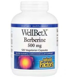 Natural Factors Berberine 500 mg 60 vcaps