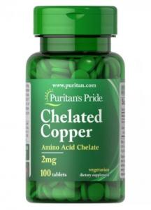 Puritan's Pride Chеlated Copper 2mg 100 tablets