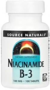 Source Naturals Niacinamide B-3 100 tab