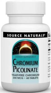 Source Naturals Chromium Picolinate 60 tab