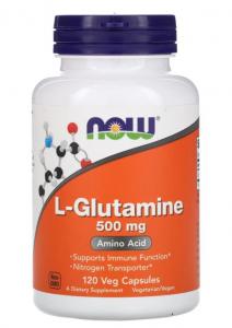 Now Foods L-Glutamine 500 mg 120 vegcaps