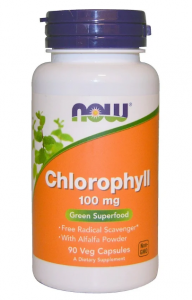 Now Foods Chlorophyll 100 мг 90 капс