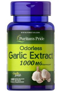 Puritan's Pride Garlic Extract 1000 mg  100 softgels
