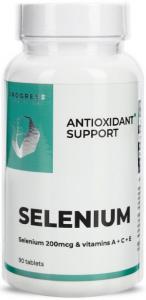 Progress Nutrition Selenium 200mcg A+C+E 90 tab